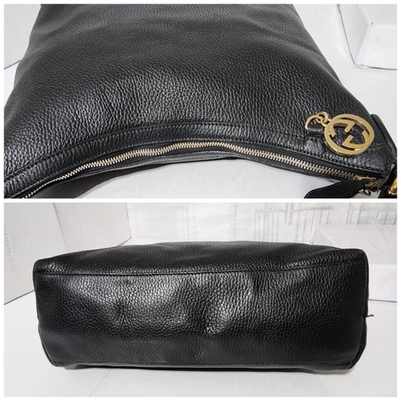 Authentic Gucci Interlocking G Hobo Bag Black - Picture 10 of 15